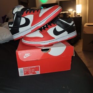 Nike Red and Black Sneakers
